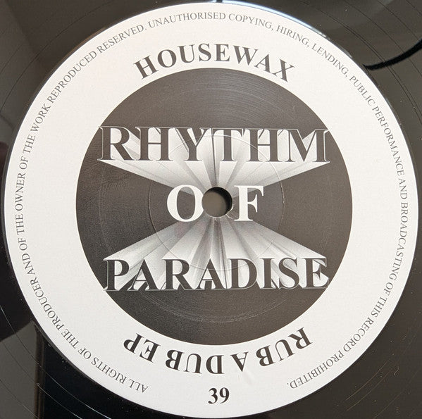 Rhythm Of Paradise-Rub A Dub EP