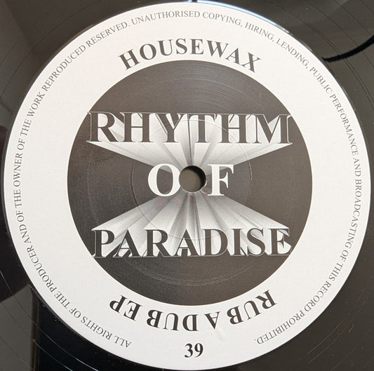 Rhythm Of Paradise-Rub A Dub EP