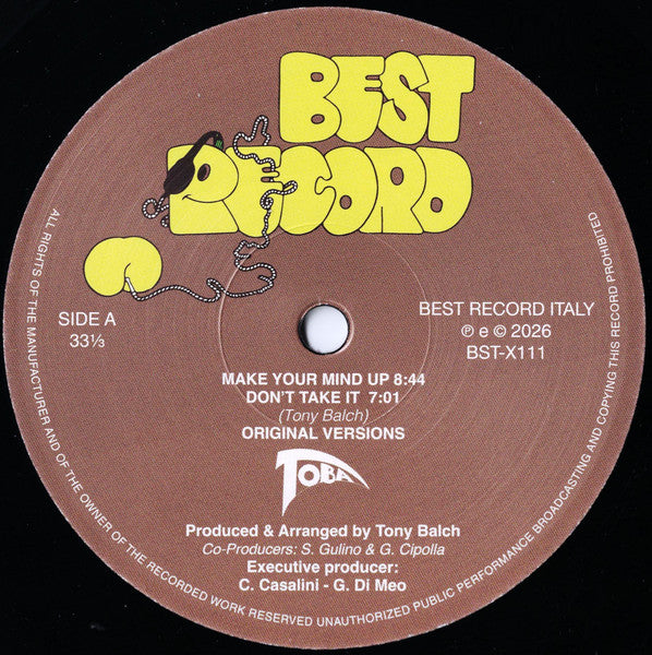 Toba - Make Your Mind Up / Don't Take It