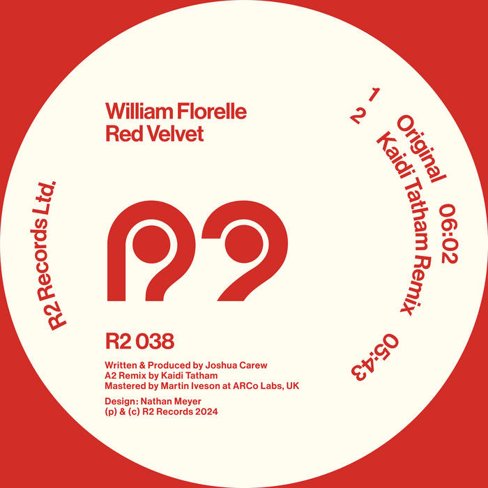 William Florelle – Red Velvet (Red Vinyl)