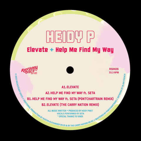 Heidy P-Elevate + Help Me Find My Way