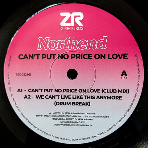 Northend - Can't Put No Price On Love