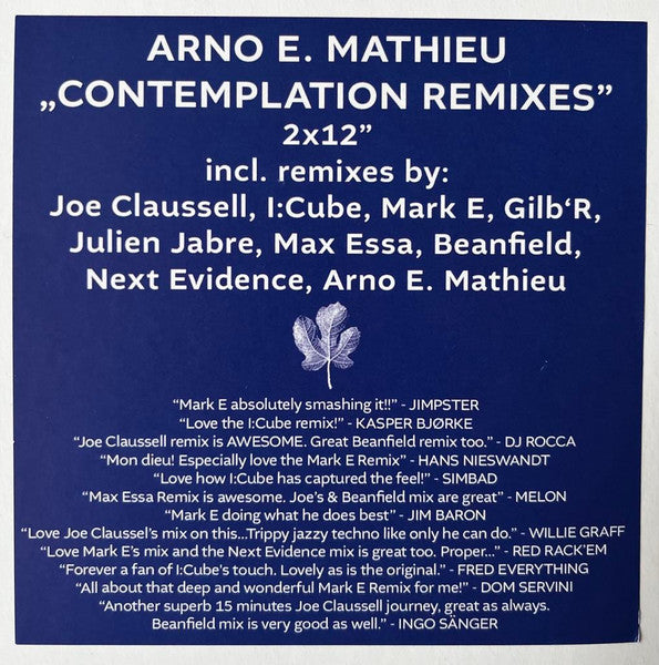 Arno E. Mathieu-Contemplation Remixes