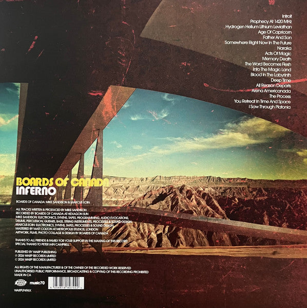 Boards Of Canada - Inferno Deluxe Version Red Vinyl