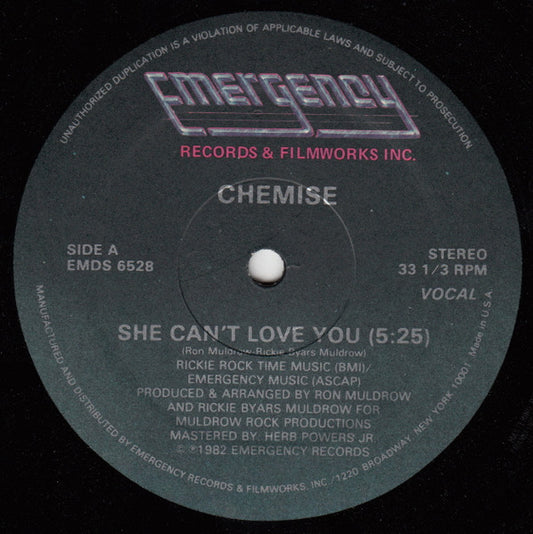 Chemise - She Can't Love You