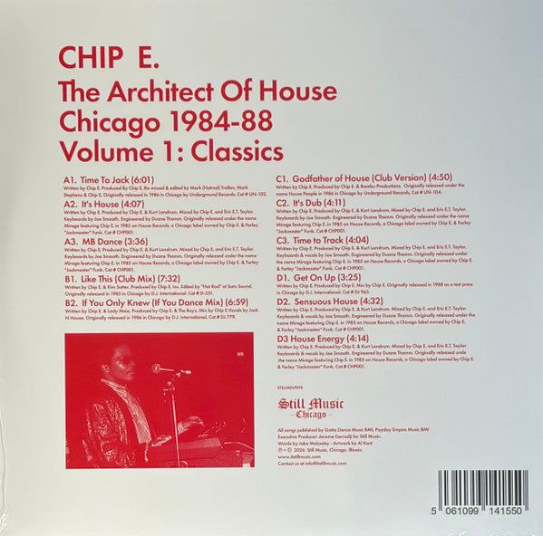Chip E.-The Architect Of House Chicago 1984-88. Volume 1: Classics