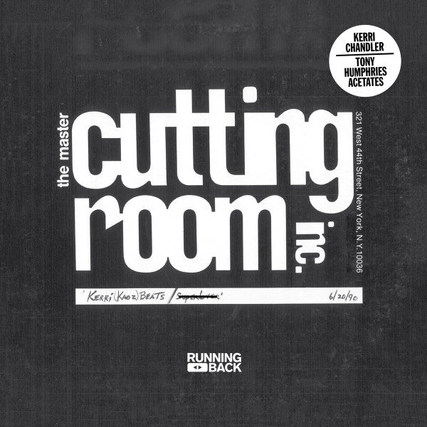 Kerri Chandler / Tony Humphries-The Master Cutting Room Inc. Acetates