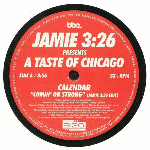 Jamie 3:26-A Taste Of Chicago