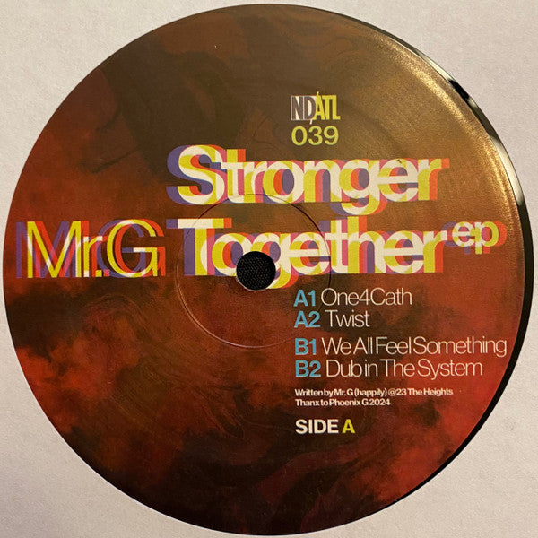 Mr. G-Stronger Together