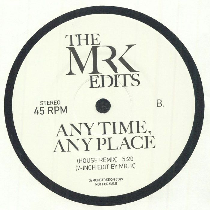 Mr. K-Remember The Time / Any Time Any Place