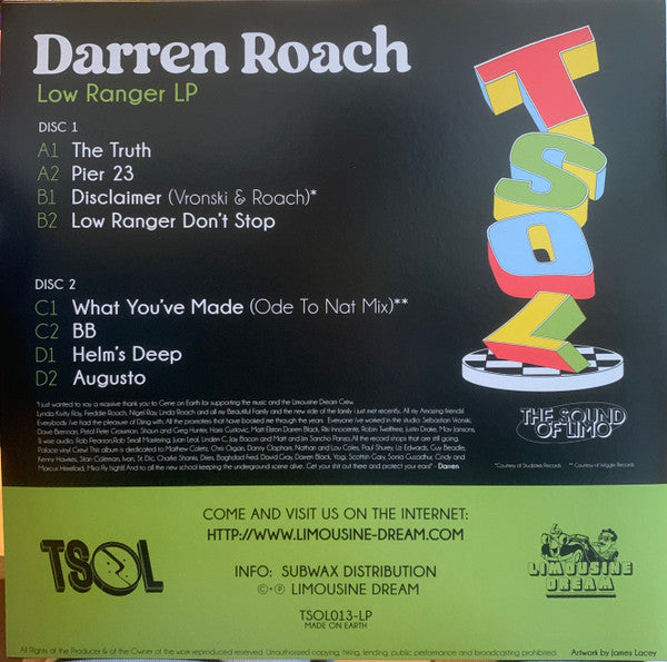 Darren Roach-Low Ranger LP