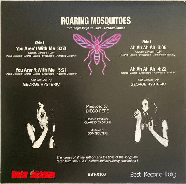 Roaring Mosquitoes-Ah, Ah, Ah, Ah!!! / You Aren't With Me