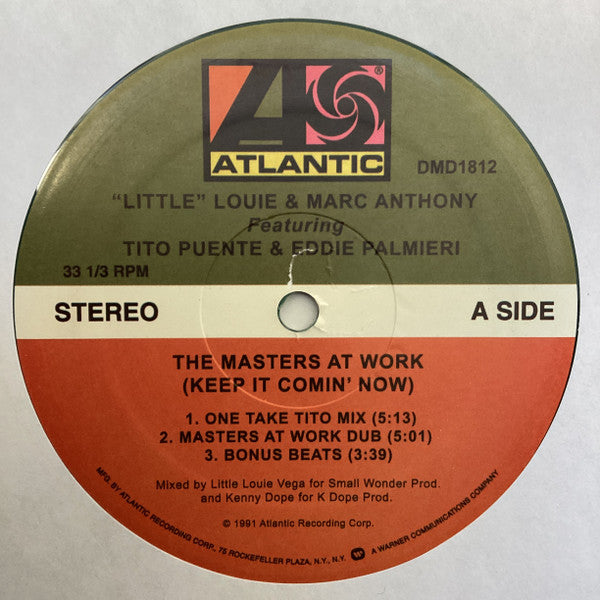 "Little" Louie* & Marc Anthony Featuring Tito Puente &, Eddie Palmieri-The Masters At Work (Keep It Comin' Now)