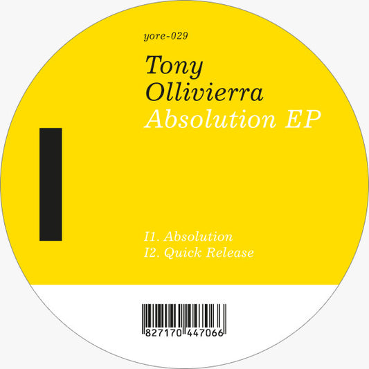Tony Ollivierra-Absolution EP