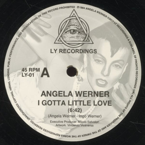 Angela Werner-I Gotta Little Love / Cosmic Love