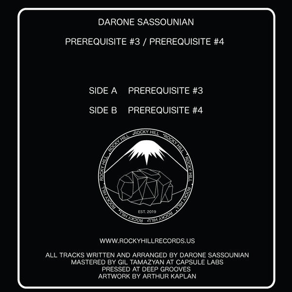 Darone Sassounian-Prerequisite #3 / Prerequisite #4