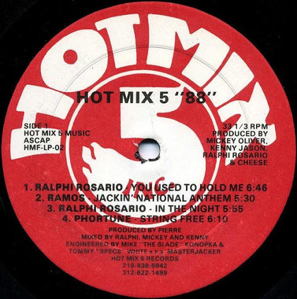 Various ‎– Best Of Hot Mix 5 '88