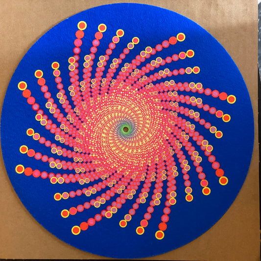 Blue/Yellow Spiral Slipmat