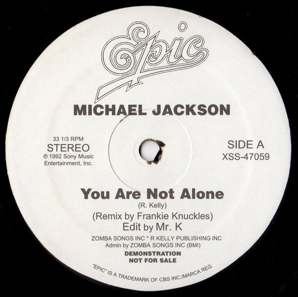 Michael Jackson / Lil' Louis-You Are Not Alone / Club Lonely