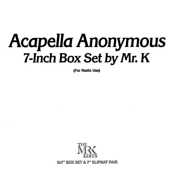 Mr. K - Acapella Anonymous