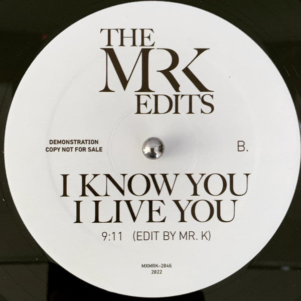 Mr. K - If You Really Love Me / I Know You I Live You