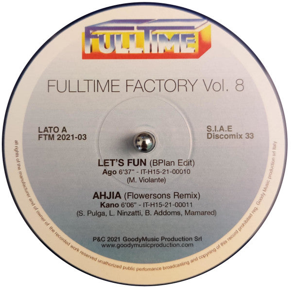 Ago, Kano, Sign Of The Times, Rainbow Team-Fulltime Factory Vol. 8