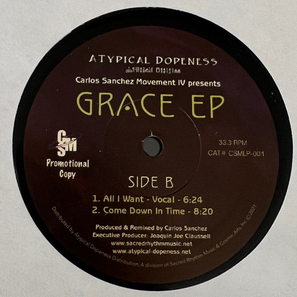 Carlos Sanchez Movement IV - Grace EP