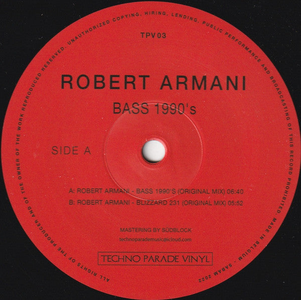 Robert Armani-Bass 1990's