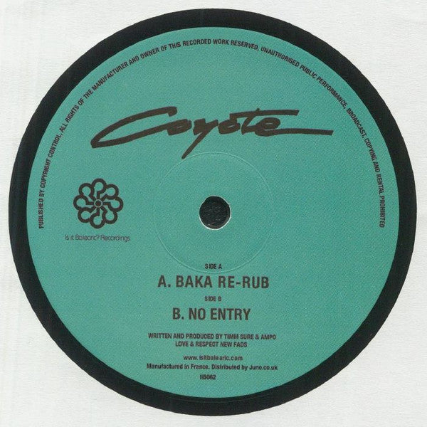 Coyote-Baka / No Entry