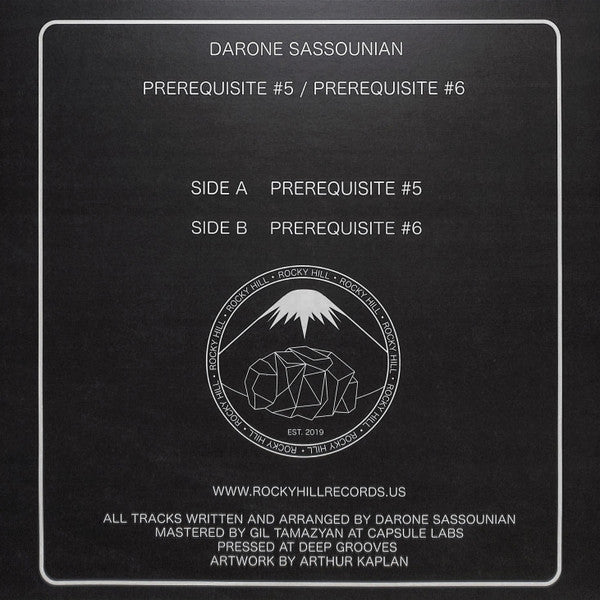 Darone Sassounian-Prerequisite #5 / Prerequisite #6