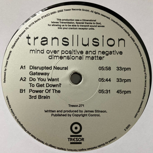 Transllusion-Mind Over Positive And Negative Dimensional Matter