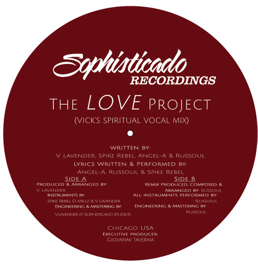 Vick Lavender ‎– The Love Project