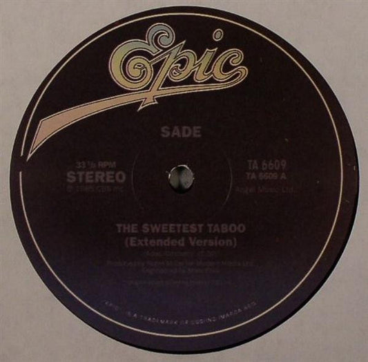 Sade - The Sweetest Taboo