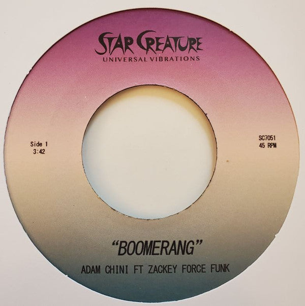 Adam Chini Ft Zackey Force Funk-Boomerang (Purple Vinyl)