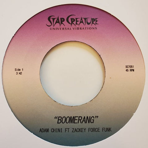 Adam Chini Ft Zackey Force Funk-Boomerang (Purple Vinyl)