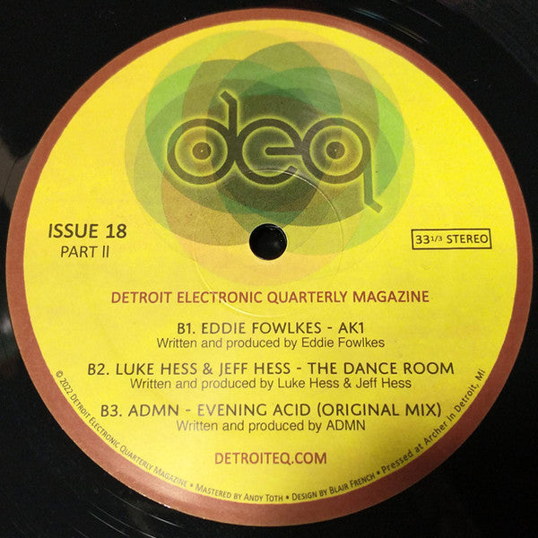 Detroit Electronic Quarterly (Vol 17 & 18 Part II)-Various