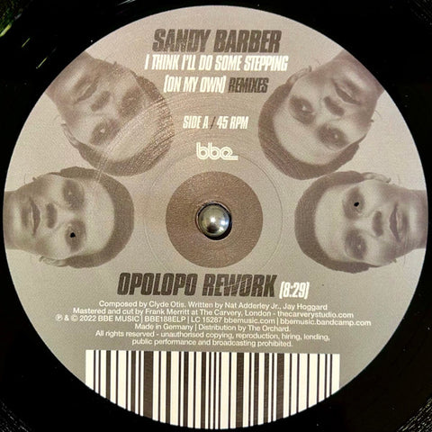 Sandy Barber-I Think I'll Do Some Stepping (On My Own) (Remixes)