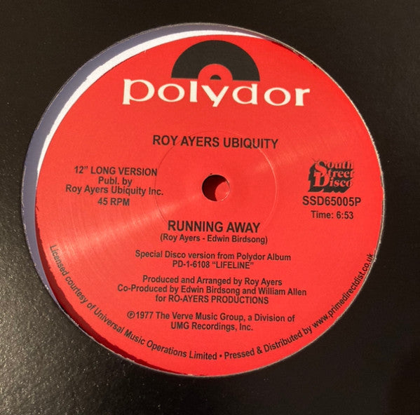 Roy Ayers Ubiquity-Running Away / Love Will Bring Us Back Together